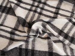 Boiled Wool Fabrics In Jacquard