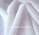 White Micro Terry Fabric