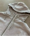 Grey Heather Fleece Fabric